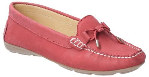 Hush Puppies Maggie Slip On Ladies Shoes Red